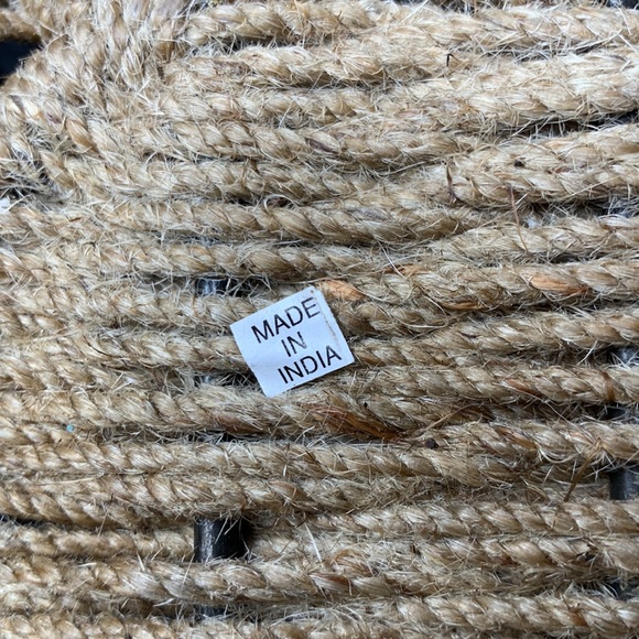 Large 15” natural handmade jute woven bowl - Picture 9 of 9